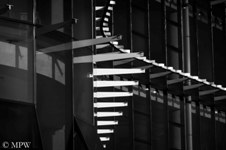 Viaduct Events Centre Auckland City black and white